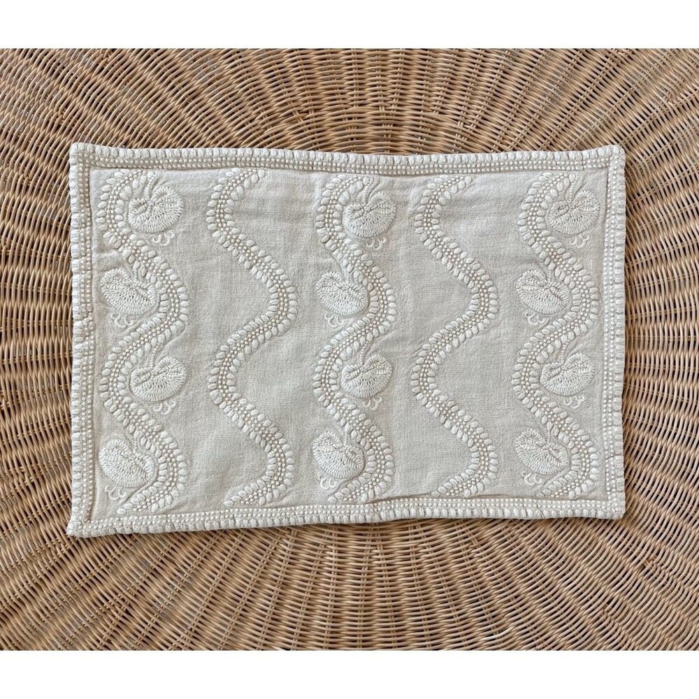 NEW Serena & Lily Fairhope Pillow Cover (14”x 22”)-Sand Beige